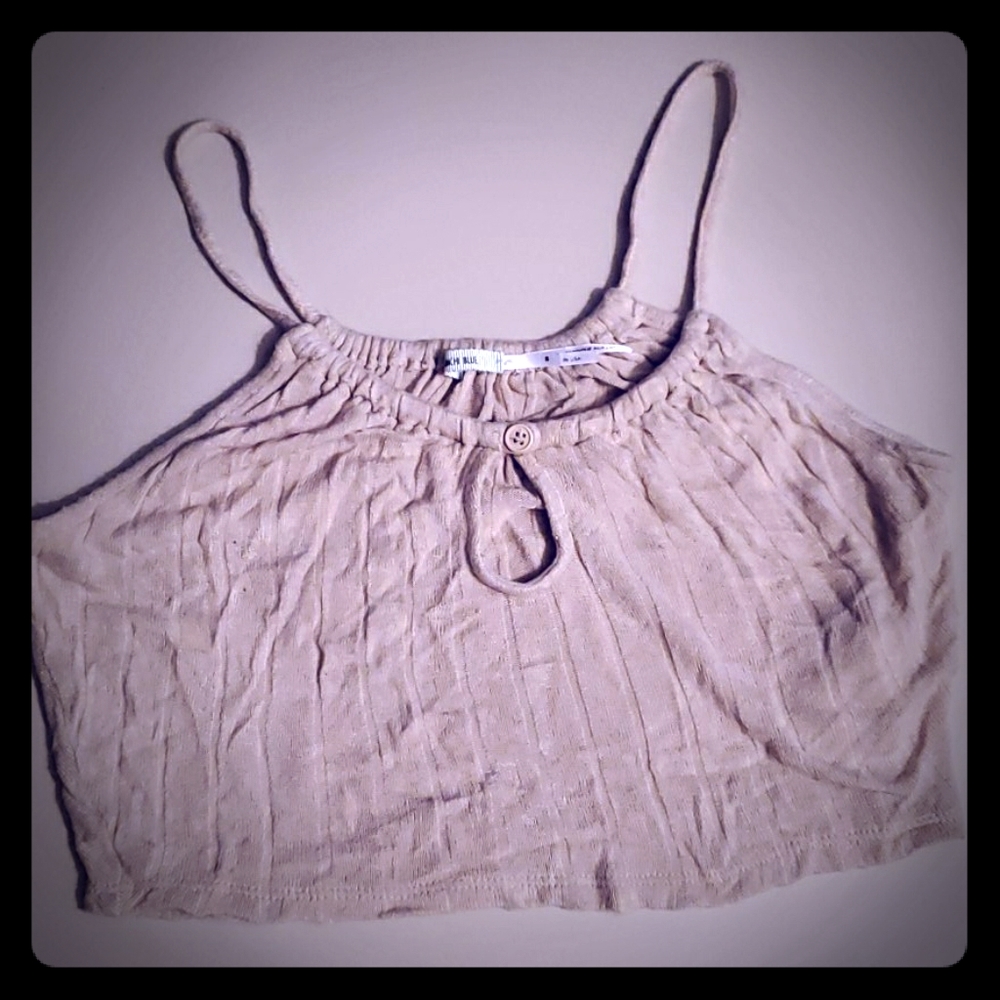 Spaghetti stap, keyhole, crop top
